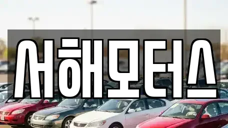 대전광역시 유성구 용계동 중고차매매 전문 서해모터스