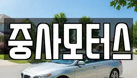 대전광역시 유성구 용계동 중고차매매 전문 중사모터스