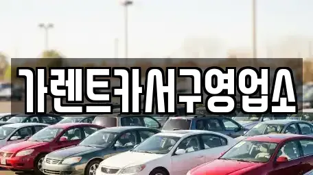 부산 사하구 감천동 렌트카 전문 가렌트카서구영업소