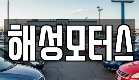 부산 사하구 하단동 중고차매매 전문 해성모터스