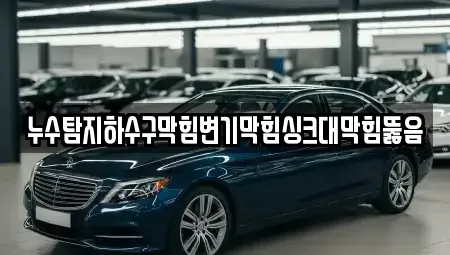 부산 사하구 하단동 중고차매입 전문 누수탐지하수구막힘변기막힘싱크대막힘뚫음
