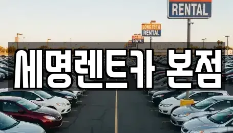 부산 영도구 봉래동5가 렌트카 전문 세명렌트카 본점