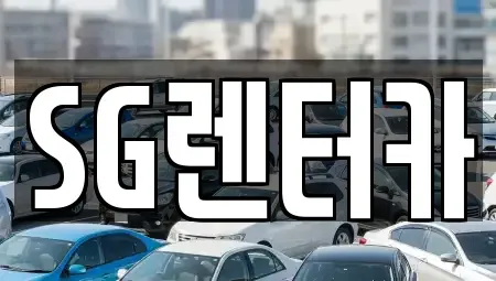 부산 중구 남포동1가 렌트카 전문 SG렌터카