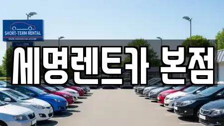 부산 중구 남포동1가 렌트카 전문 세명렌트카 본점