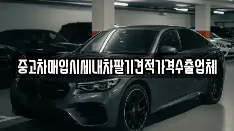 부산 중구 중고차매입 전문 중고차매입시세내차팔기견적가격수출업체