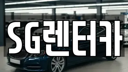 부산 중구 창선동1가 렌트카 전문 SG렌터카