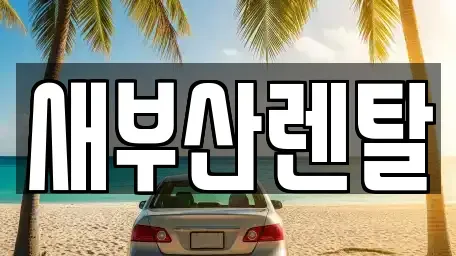 부산광역시 금정구 남산동 렌트카 전문 새부산렌탈