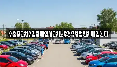부산광역시 금정구 남산동 중고차 전문 수출중고차수입차매입사고차노후경유차법인차매입센타