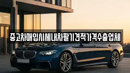 부산광역시 부산진구 중고차매입 전문 중고차매입시세내차팔기견적가격수출업체