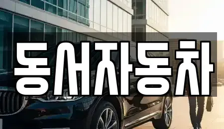 부산광역시 중구 광복동1가 중고차매매 전문 동서자동차