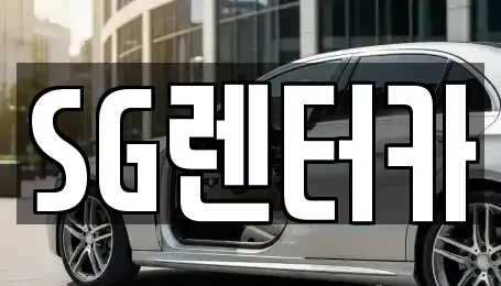 부산광역시 중구 남포동6가 렌트카 전문 SG렌터카