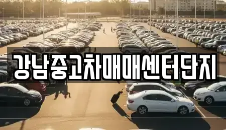 서울 강남구 중고차매매 전문 강남중고차매매센터단지