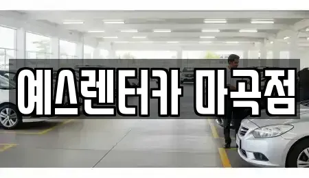서울 강서구 공항동 단기렌트카 전문 예스렌터카 마곡점