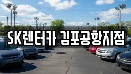 서울 강서구 오곡동 렌트카 전문 SK렌터카 김포공항지점