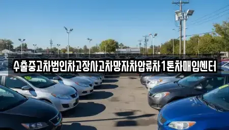 서울 강서구 오곡동 중고차매입 전문 수출중고차법인차고장사고차망자차압류차1톤차매입센터