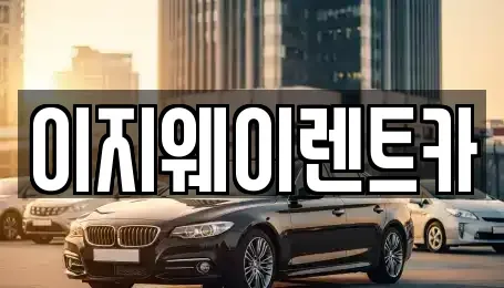 서울 마포구 토정동 단기렌트카 전문 이지웨이렌트카