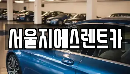 서울 마포구 토정동 렌트카 전문 서울지에스렌트카