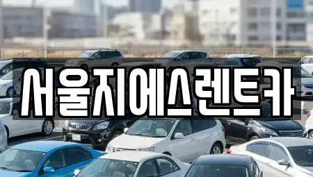 서울 마포구 토정동 렌트카 전문 서울지에스렌트카