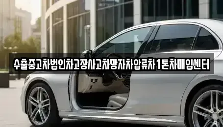 서울 마포구 토정동 중고차매입 전문 수출중고차법인차고장사고차망자차압류차1톤차매입센터