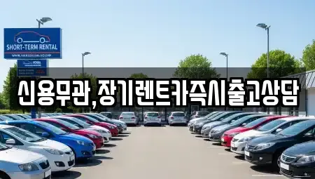 서울 서대문구 홍은동 장기렌트카 전문 신용무관,장기렌트카즉시출고상담