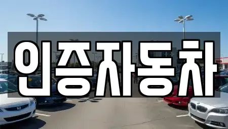 서울 서대문구 홍은동 중고차매매 전문 인증자동차