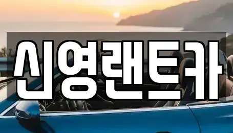 서울 서초구 방배동 렌트카 전문 신영랜트카