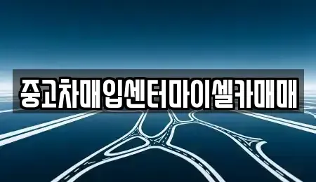 서울 성북구 동선동2가 중고차매입 전문 중고차매입센터마이셀카매매