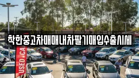 서울 성북구 안암동3가 중고차매입 전문 착한중고차매매내차팔기매입수출시세