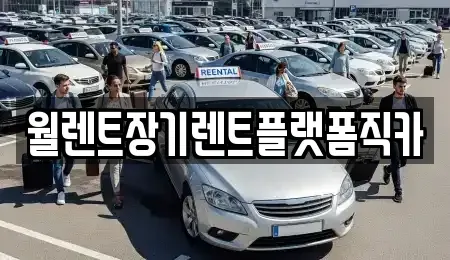 서울 은평구 장기렌트카 전문 월렌트장기렌트플랫폼직카