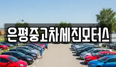 서울 은평구 중고차매매 전문 은평중고차세진모터스
