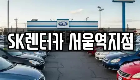 서울 중구 명동2가 렌트카 전문 SK렌터카 서울역지점