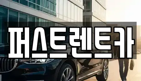 서울 중구 명동2가 렌트카 전문 퍼스트렌트카