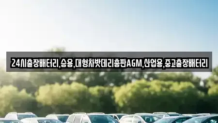 서울 중구 명동2가 중고차 전문 24시출장배터리,승용,대형차밧데리총판AGM,산업용,중고출장배터리