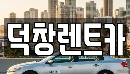 서울특별시 금천구 독산동 렌트카 전문 덕창렌트카