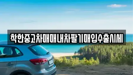 서울특별시 금천구 독산동 중고차매입 전문 착한중고차매매내차팔기매입수출시세