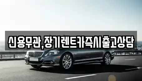 서울특별시 금천구 시흥동 장기렌트카 전문 신용무관,장기렌트카즉시출고상담