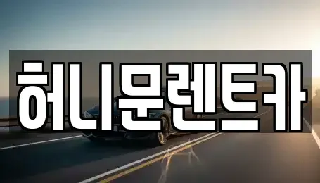 서울특별시 노원구 상계동 렌트카 전문 허니문렌트카