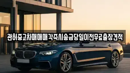 서울특별시 동대문구 전농동 중고차매매 전문 관허중고차매매매각즉시송금당일이전무료출장견적