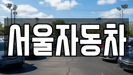 서울특별시 동대문구 전농동 중고차매매 전문 서울자동차