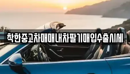 서울특별시 서대문구 홍제동 중고차매입 전문 착한중고차매매내차팔기매입수출시세