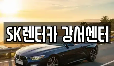 서울특별시 영등포구 영등포동5가 장기렌트카 전문 SK렌터카 강서센터