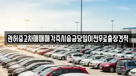 서울특별시 영등포구 영등포동5가 중고차매매 전문 관허중고차매매매각즉시송금당일이전무료출장견적