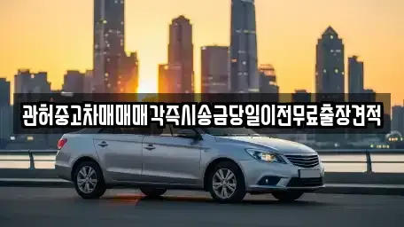 서울특별시 영등포구 영등포동7가 중고차매매 전문 관허중고차매매매각즉시송금당일이전무료출장견적