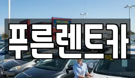 서울특별시 용산구 문배동 렌트카 전문 푸른렌트카
