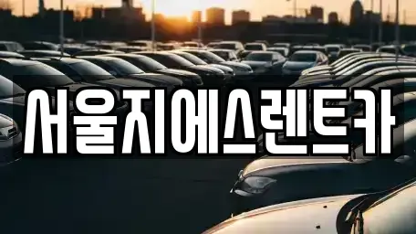 서울특별시 은평구 불광동 렌트카 전문 서울지에스렌트카