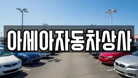 서울특별시 종로구 명륜1가 중고차매매 전문 아세아자동차상사