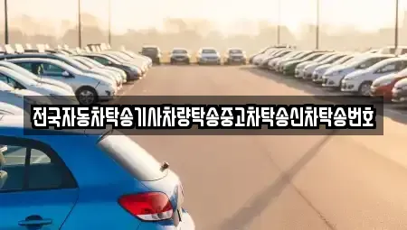 서울특별시 중구 황학동 중고차 전문 전국자동차탁송기사차량탁송중고차탁송신차탁송번호