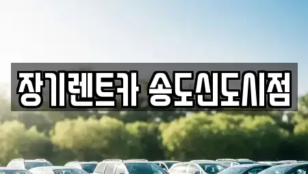 인천 연수구 장기렌트카 전문 장기렌트카 송도신도시점