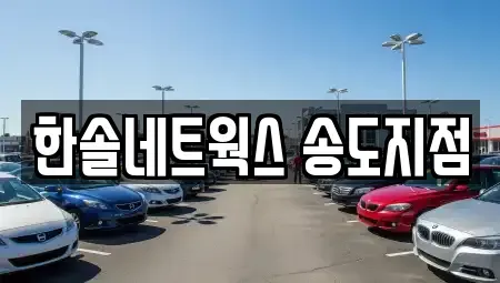 인천 중구 단기렌트카 전문 한솔네트웍스 송도지점