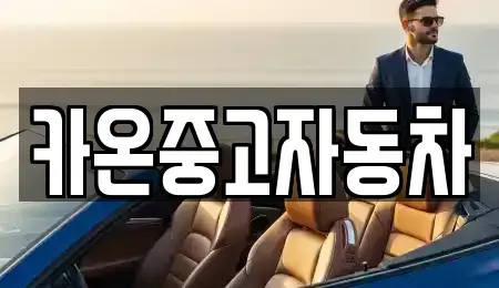 인천 중구 신흥동2가 중고차매매 전문 카온중고자동차
